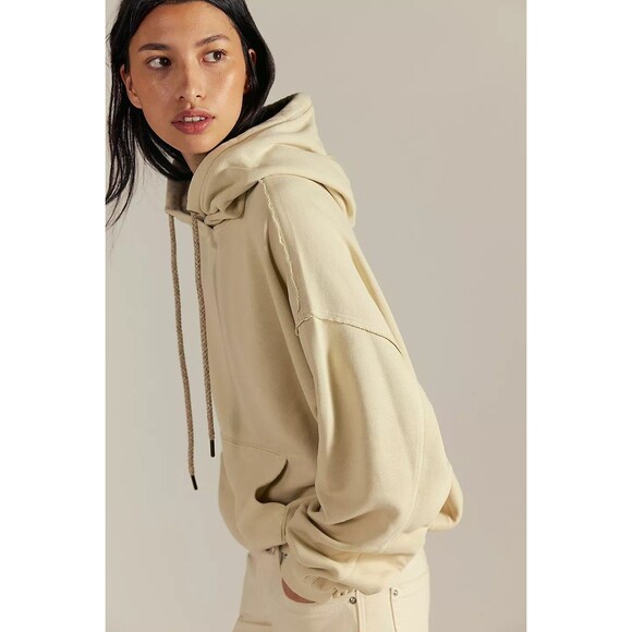 Free People We The Free Of A Feather Hoodie Top Sweatshirt Cotton XS New 284189 - Picture 4 of 11